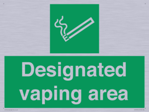 Designated vaping area